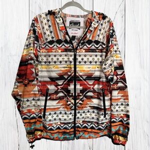 Beautiful Giant Hooded Full Zipper Lightweight Jacket